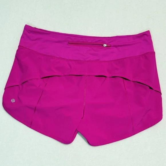 Lululemon Speed Up Shorts Sonic Pink Size 12 Tall - Picture 2 of 4